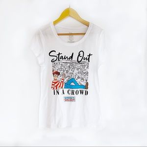 NWOT DreamWorks Where's Waldo T-shirt size XL